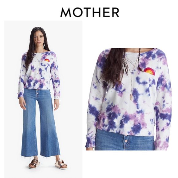 Mother The Square Tie Dye Sweatshirt - Picture 1 of 8